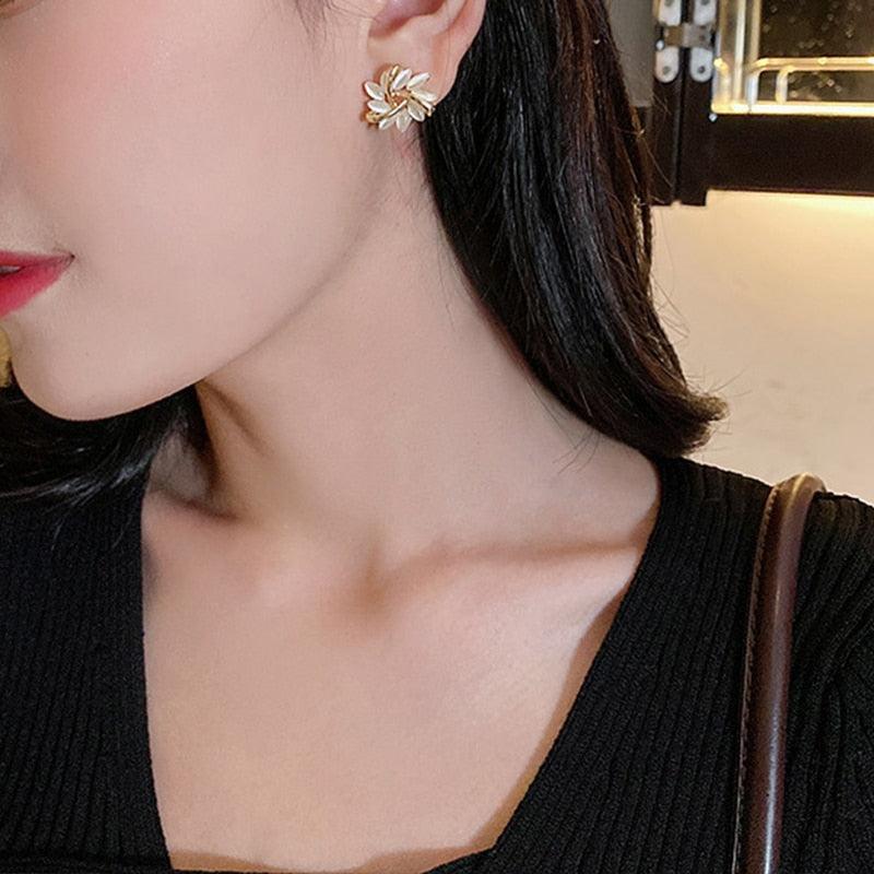 Blossom Stud Earrings - Sakura-The Livary