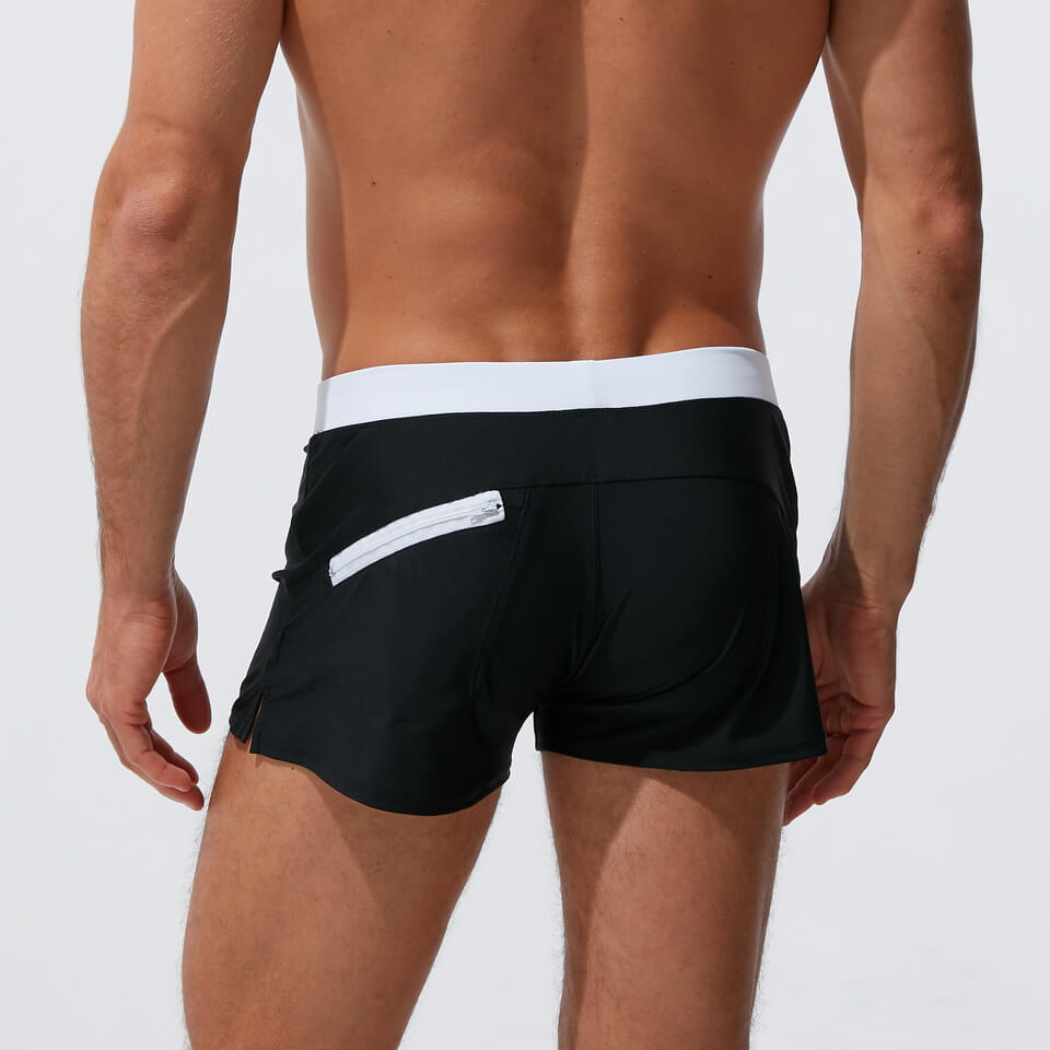 Trendy Men's Swim Shorts – Jace-Black-L-The Livary