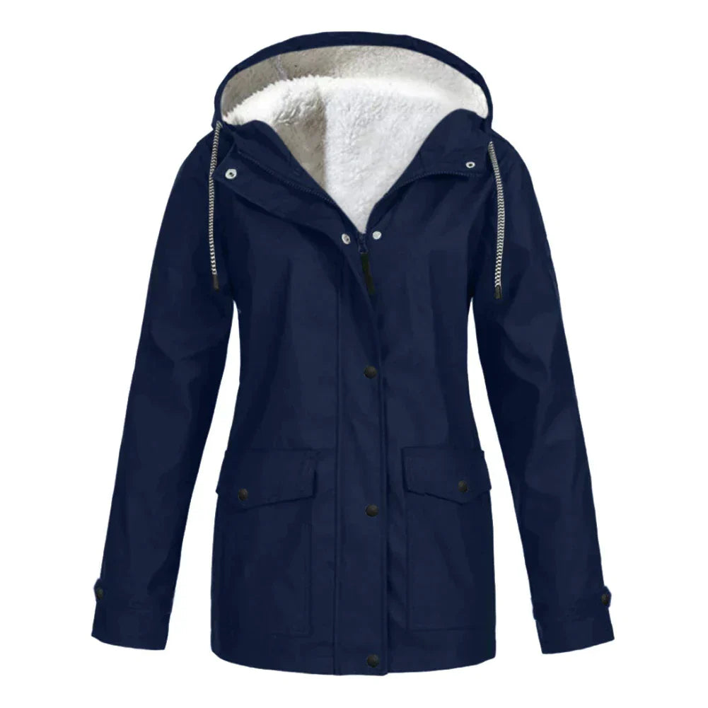 Waterproof Ladies Rain Jacket - Skye-Blue-S-The Livary