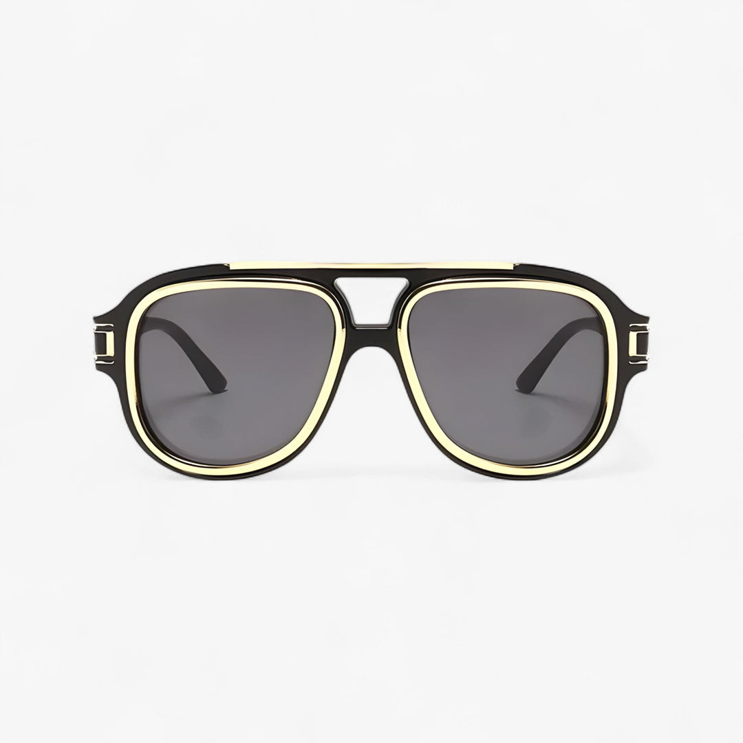 Vintage sunglasses with skin-friendly design – Lumis-Black-The Livary