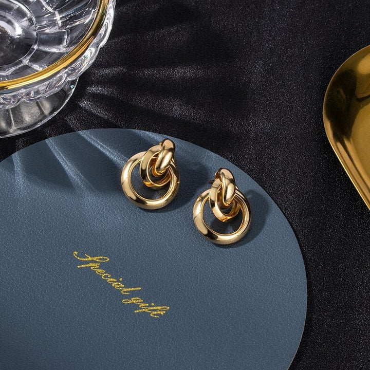 Luxury Gold Earrings - Celestyn-The Livary