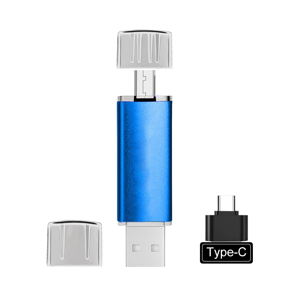 USB Flash Drive – DataKey-Blue-4GB-The Livary