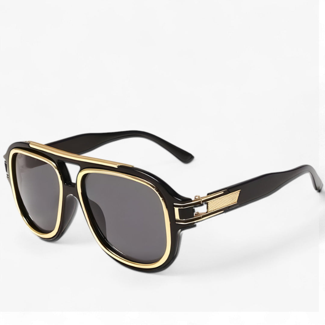Vintage sunglasses with skin-friendly design – Lumis-Black-The Livary