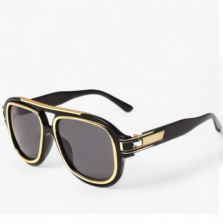 Vintage sunglasses with skin-friendly design – Lumis-Black-The Livary