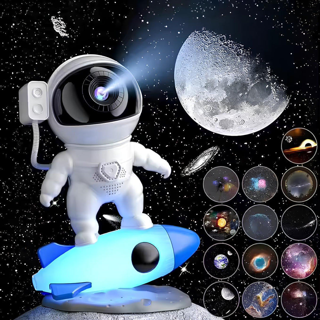 Astronaut Projector Lamp - AstroGlow-Milky Way Projection-The Livary