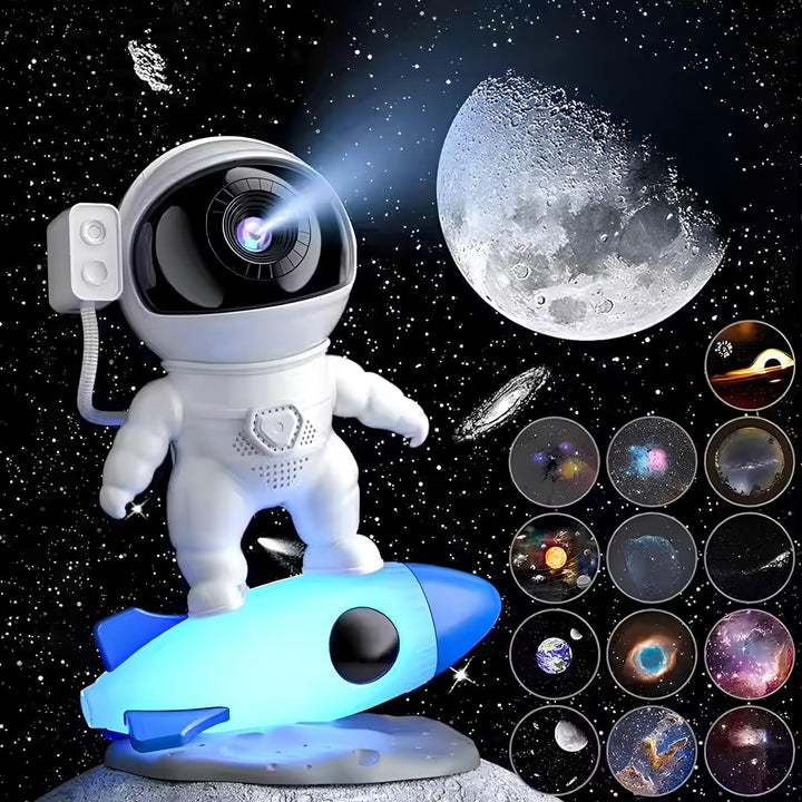 Astronaut Projector Lamp - AstroGlow-Milky Way Projection-The Livary