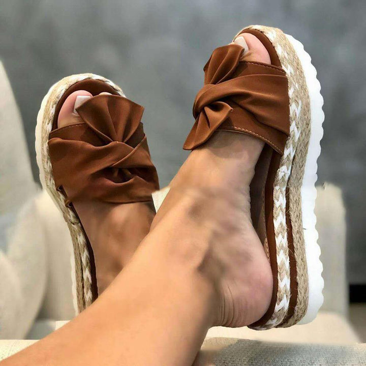 Trendy women's summer shoes with correction function and comfort sole – Selina-Brown-3-The Livary
