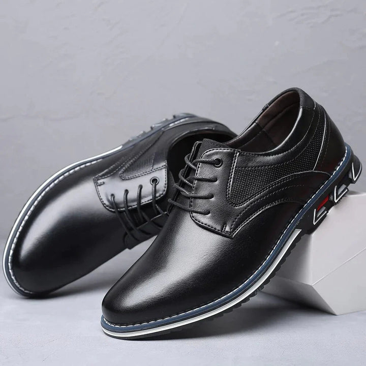 Orthopaedic Leather Men's Shoes – Finn-Brown-7-The Livary