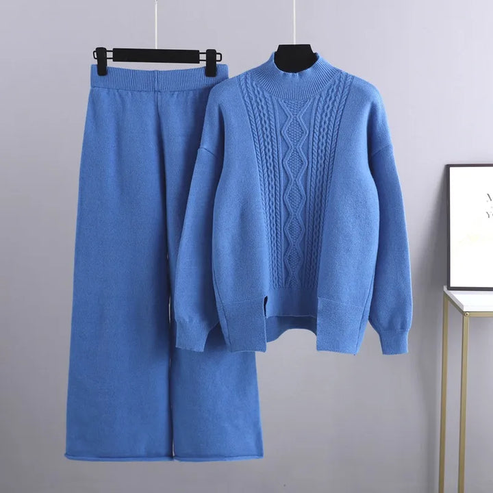 Casual and Stylish Women's Set - Clara-Blue-One Size-The Livary