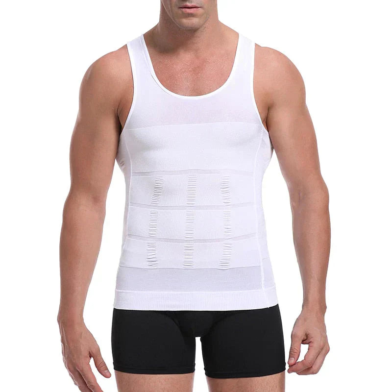 Men's Compression Undershirt – Massimo-White-S-The Livary
