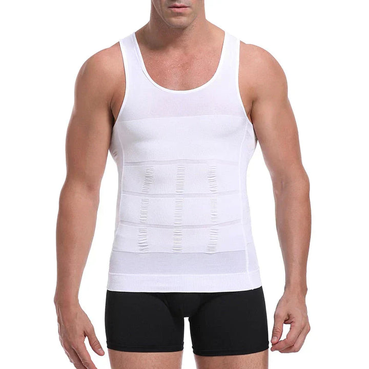 Men's Compression Undershirt – Massimo-White-S-The Livary