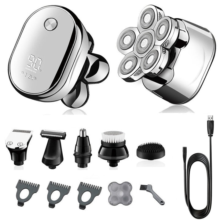 6-in-1 Electric Shaver – TitanEdge-Complete Set-The Livary