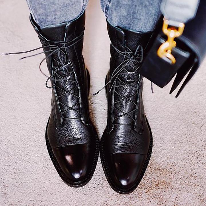 Trendy Ladies' Boots with Luxury Heel - Mila-Black-UK 2.5 (8.66 in)-The Livary