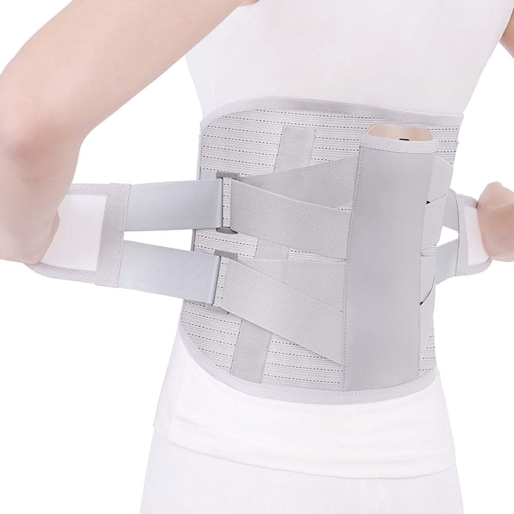 Lumbar Back Brace – Thijmen-Silver-S-The Livary