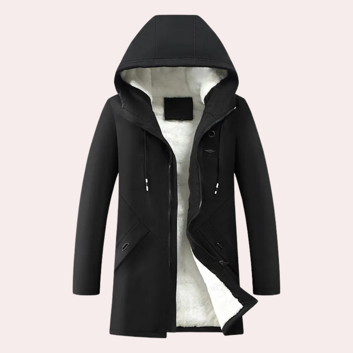 Warm Winter Jacket for Men - Victor-Black-S-The Livary