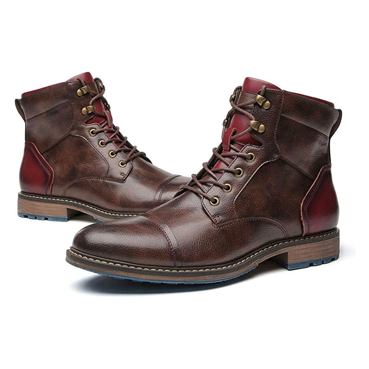 Brown Men's Oxford Boots – Jules-8-The Livary