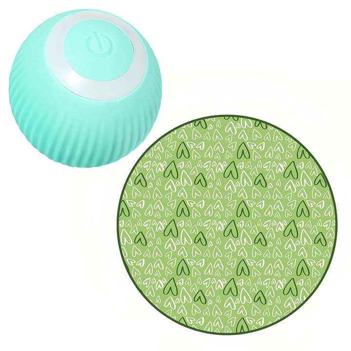 Interactive Moving Toy for Cats – WhiskRoll-Green-The Livary