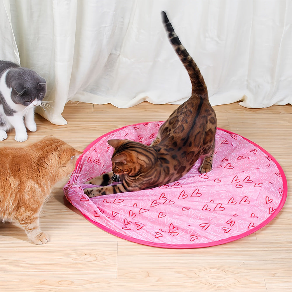 Interactive Moving Toy for Cats – WhiskRoll-Pink-The Livary