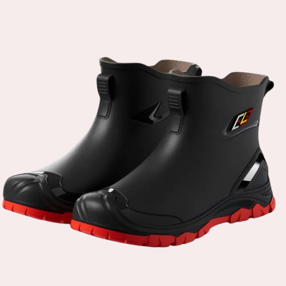 Black Winter Boots for Men with Strong Grip - Felix-6-The Livary