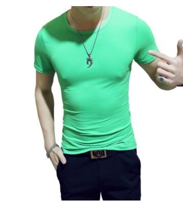 Breathable Round Neck Sports Shirt for Men – Lightweight & Quick-Drying – Kian-Green-M-The Livary