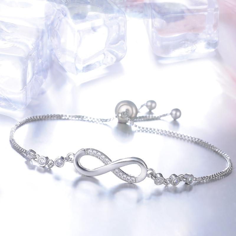 Stylish and Adjustable Infinity Bracelet - Nova-Gold-The Livary