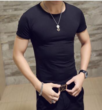 Breathable Round Neck Sports Shirt for Men – Lightweight & Quick-Drying – Kian-Black-M-The Livary