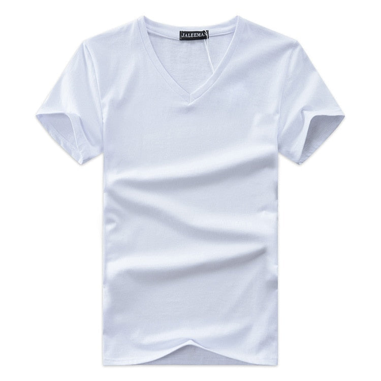 Slim Fit V-Neck T-Shirt for Men 1+1 FREE – Comfortable & Suitable for Everyday Use – Jonas-Black-S-The Livary