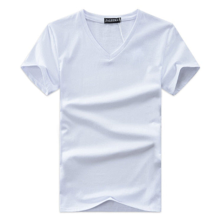 Slim Fit V-Neck T-Shirt for Men 1+1 FREE – Comfortable & Suitable for Everyday Use – Jonas-Black-S-The Livary