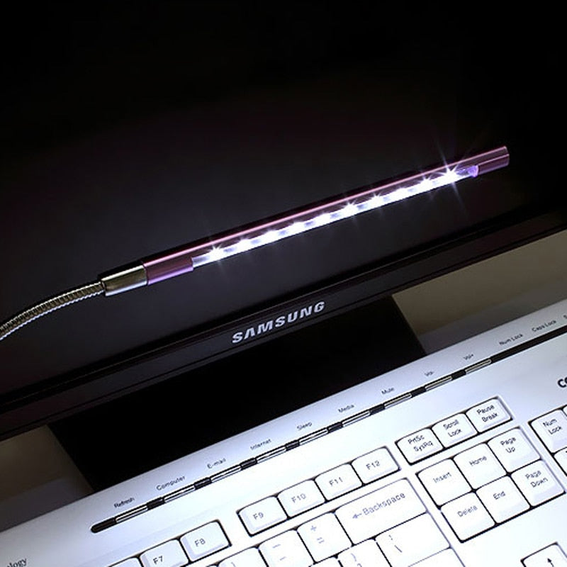 Flexible LED Keyboard Light - LumoBeam-Black-The Livary