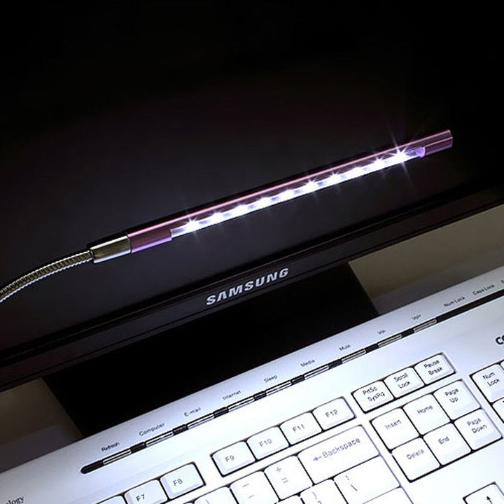 Flexible LED Keyboard Light - LumoBeam-Black-The Livary