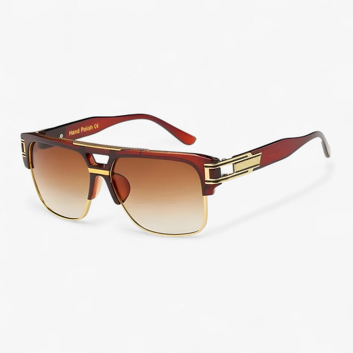 Classic Unisex Mirror Sunglasses – Lynor-Brown-The Livary