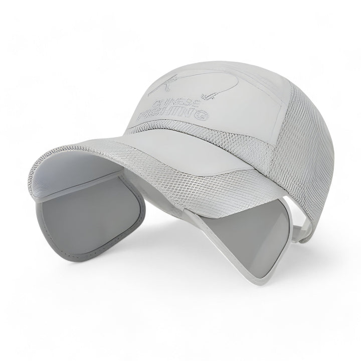 Trendy visor cap with UV protection for active days – SunSport Kim-Gray-The Livary