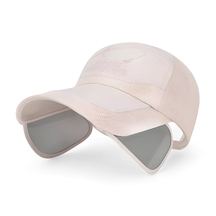 Trendy visor cap with UV protection for active days – SunSport Kim-Pink-The Livary