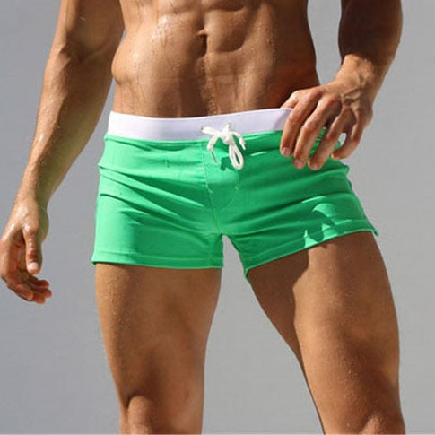 Trendy Men's Swim Shorts – Jace-Green-XS-The Livary