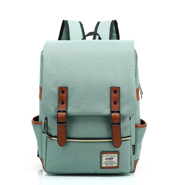 Waterproof Unisex Oxford Backpack – Valtro-Light green-The Livary
