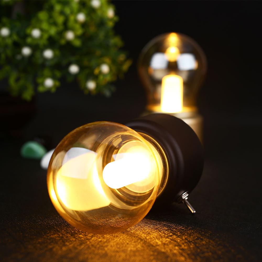 Portable Retro Table Lamp - LumiRetro-Gold-The Livary