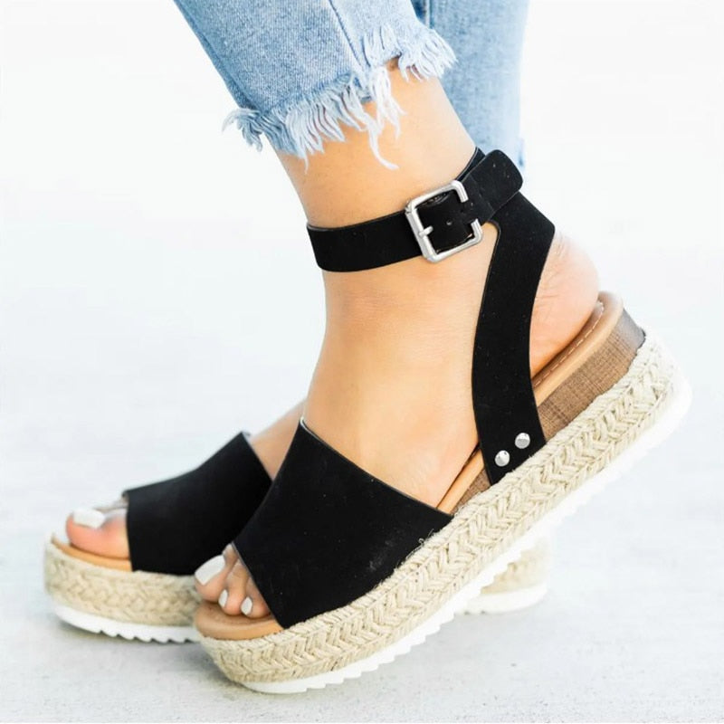 Trendy women's high heel sandals with zipper – Leona-Black-3-The Livary