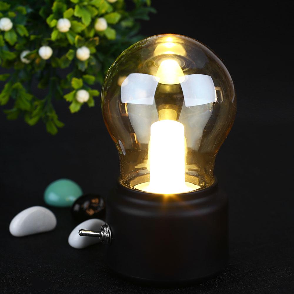 Portable Retro Table Lamp - LumiRetro-Black-The Livary