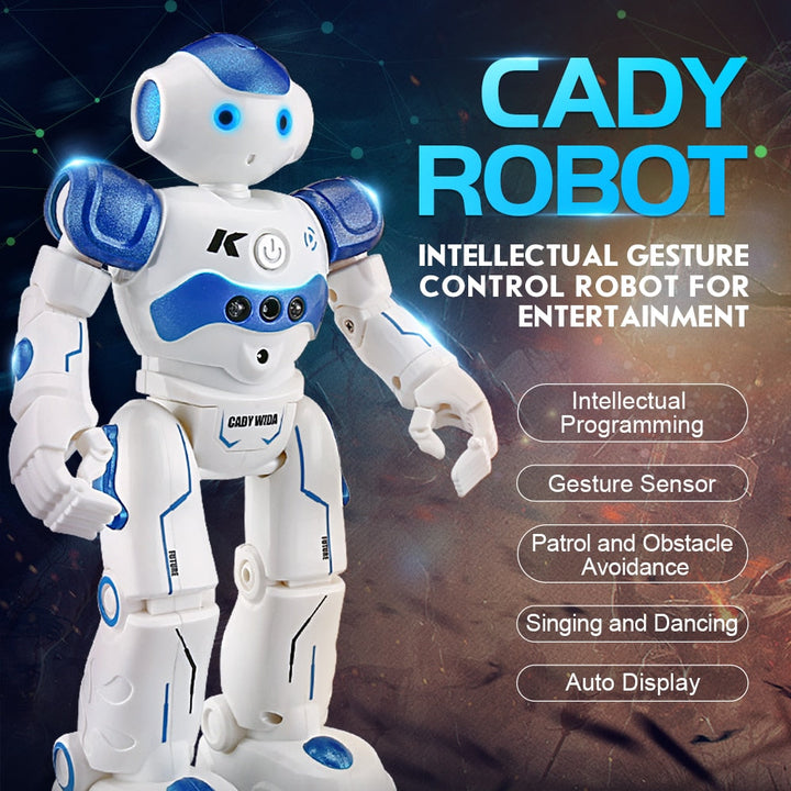 Interactive Educational Robot - NovaBot-Blue-The Livary