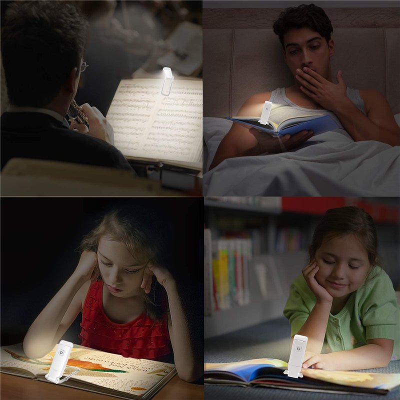 Portable Reading Lamp - LumaRead-White-The Livary