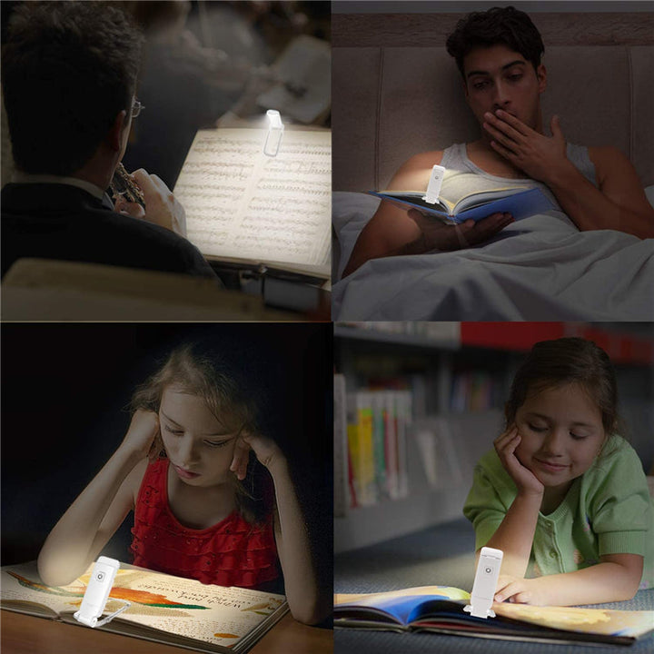 Portable Reading Lamp - LumaRead-White-The Livary
