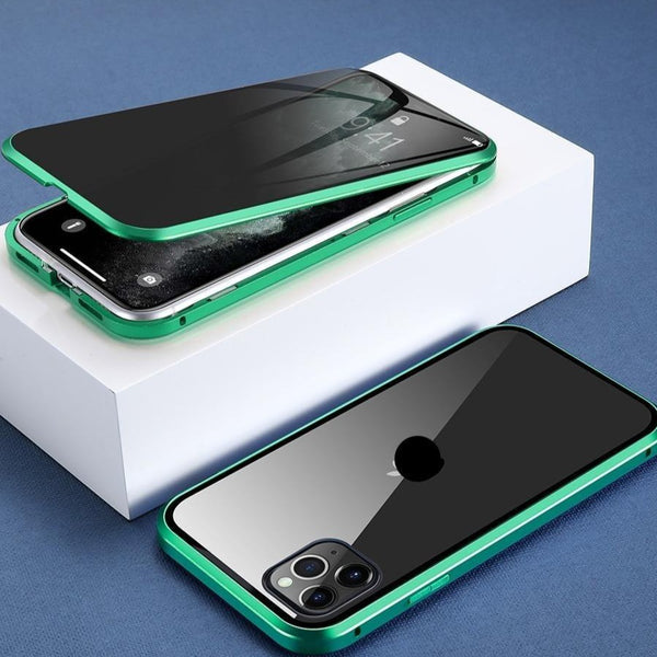Magnetic iPhone Case with Privacy Protection - PrivaGuard-Black-iPhone XS Max-The Livary
