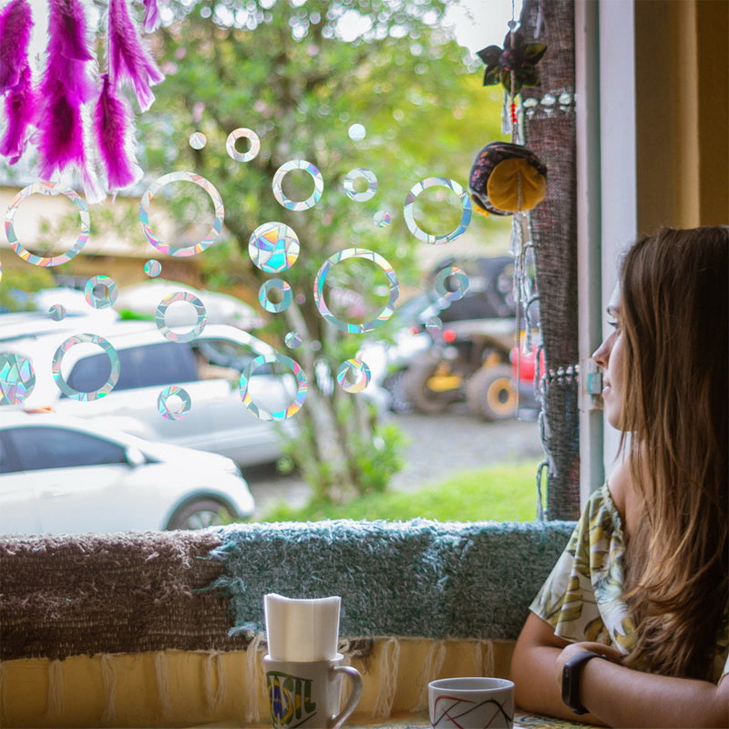 Sun Catcher Window Stickers - LumiSuncatch-Rond - 10 Stuks-The Livary