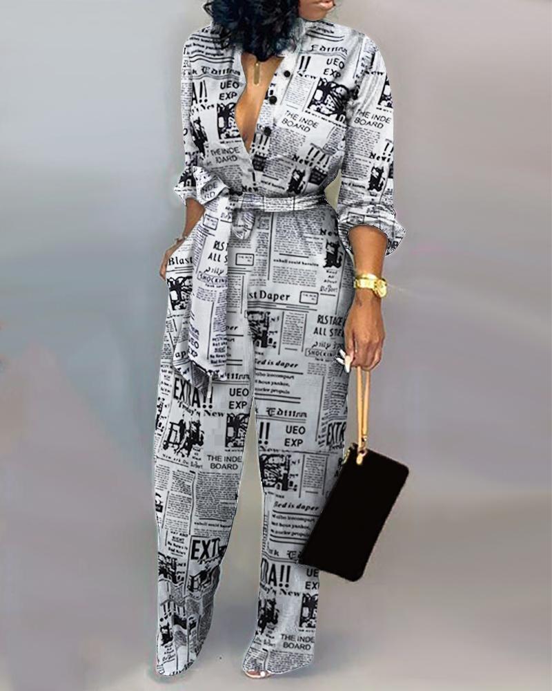 Stylish Long Sleeve Jumpsuit - Nola-Brief-S-The Livary