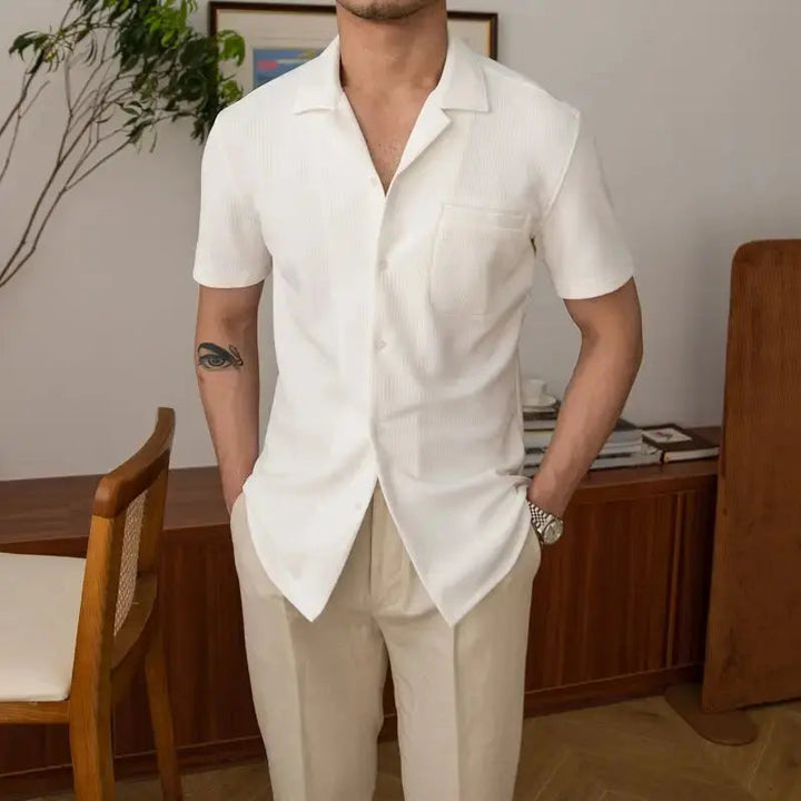 Basic Men's Shirt – Nolan-White-S-The Livary