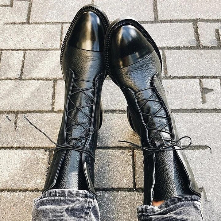 Trendy Ladies' Boots with Luxury Heel - Mila-Black-UK 2.5 (8.66 in)-The Livary