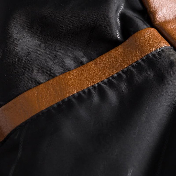 Men's Leather Blazer – Leonardo-Black-S-The Livary