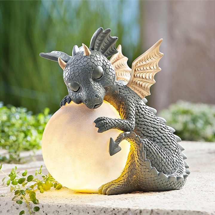 Dragon-shaped LED Table Lamp – Nyra-2-The Livary