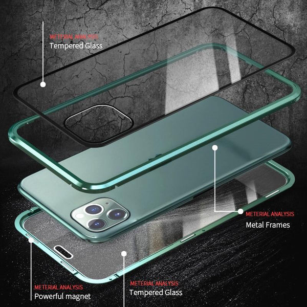 Magnetic iPhone Case with Privacy Protection - PrivaGuard-Black-iPhone XS Max-The Livary