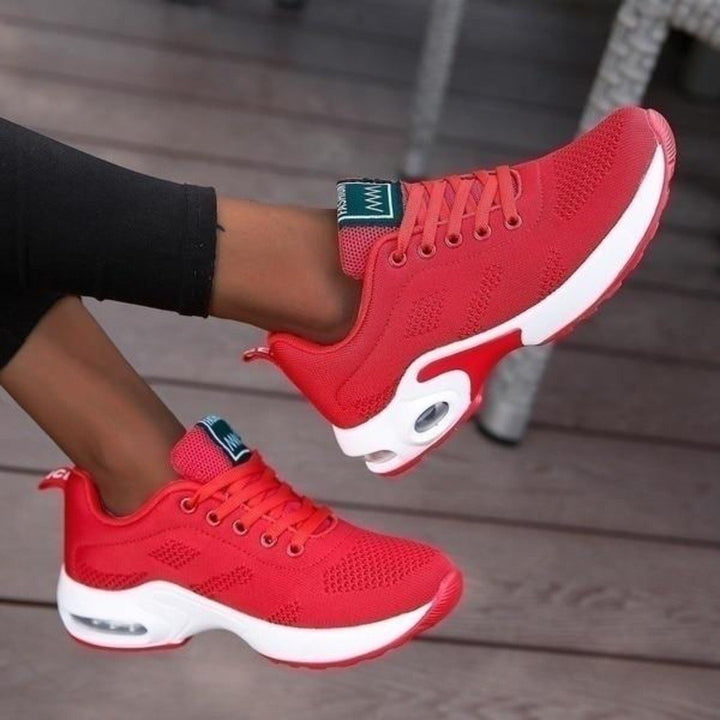 Comfortable Orthopedic Sneakers - Nova-Red-2.5-The Livary